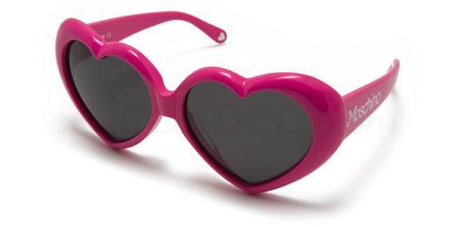 Moschino heart cheap shaped sunglasses