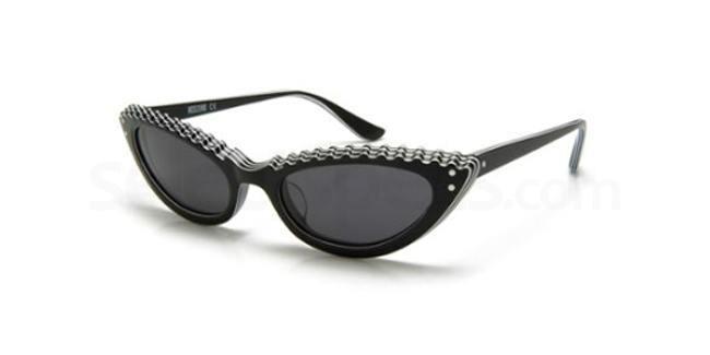 Moschino black cat-eye sunglasses