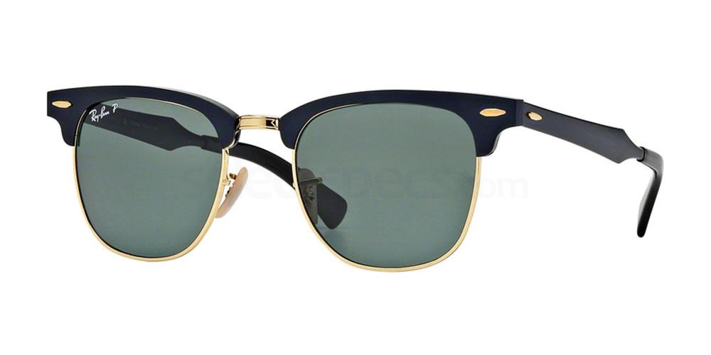 Ray-Ban RB3507 CLUBMASTER ALUMINIUM Sunglasses - SelectSpecs