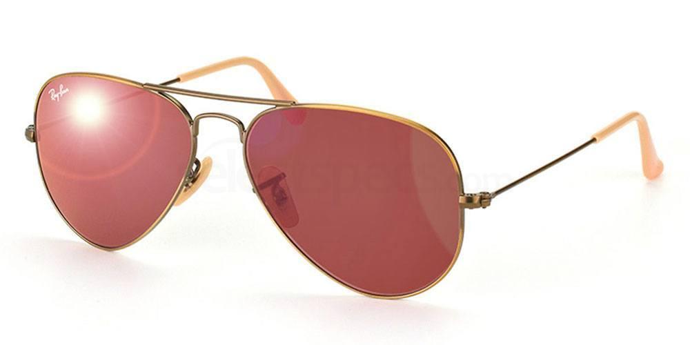 ray ban flash red