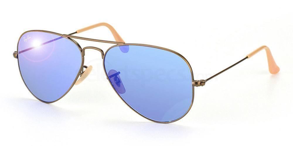 Ray-Ban-Blue-Mirrored-lenses-aviator-sunglasses