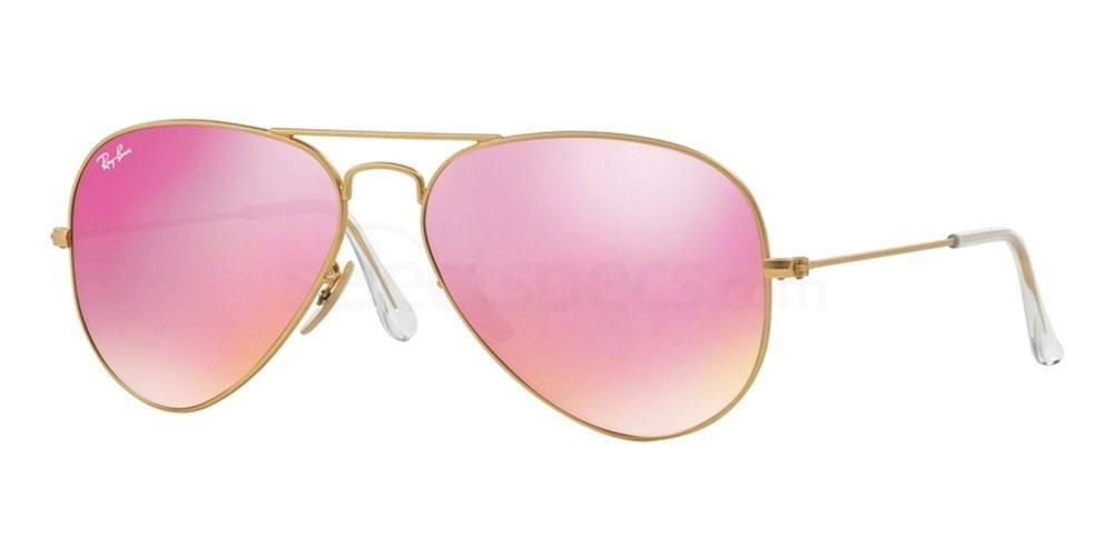 Ray-Ban Aviator sunglasses with Pink Lenses