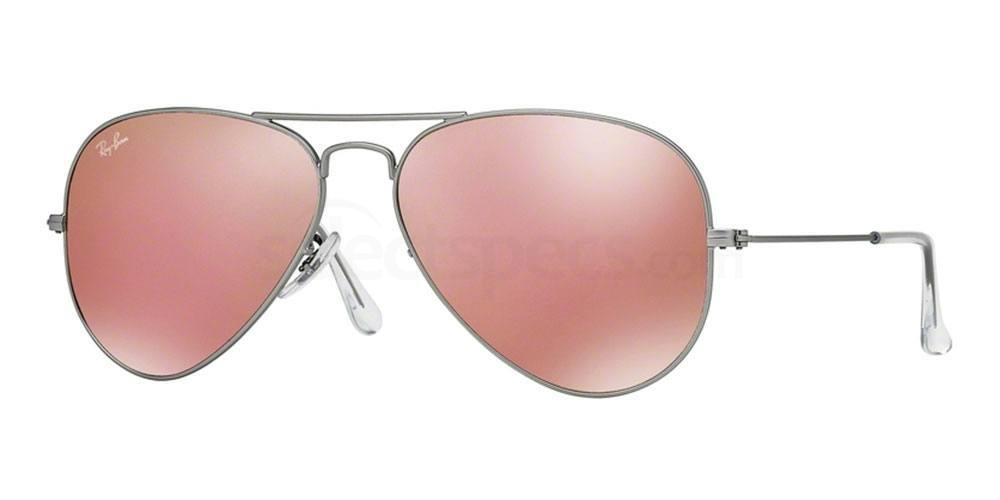 Ray-Ban RB3025 - Aviator - Large Metal - Flash Lenses