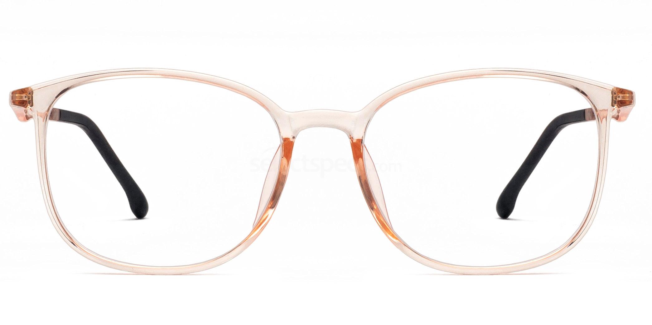 AW20 eyewear trends transparent glasses warm tones orange