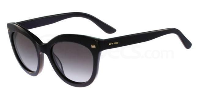 black cat eye Etro sunglasses
