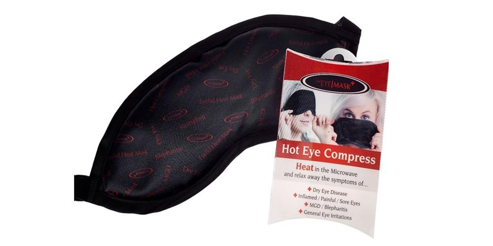 hot compress tired eyes