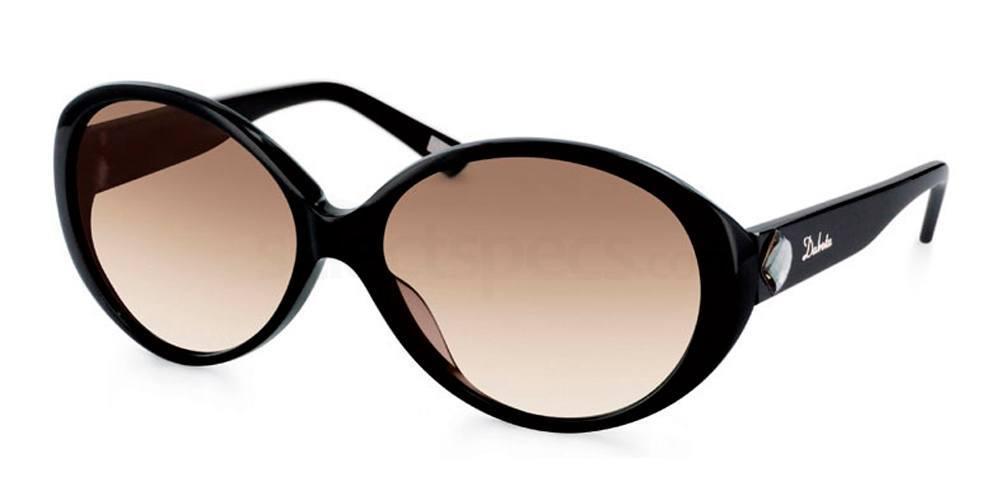 Dakota big black oval sunglasses