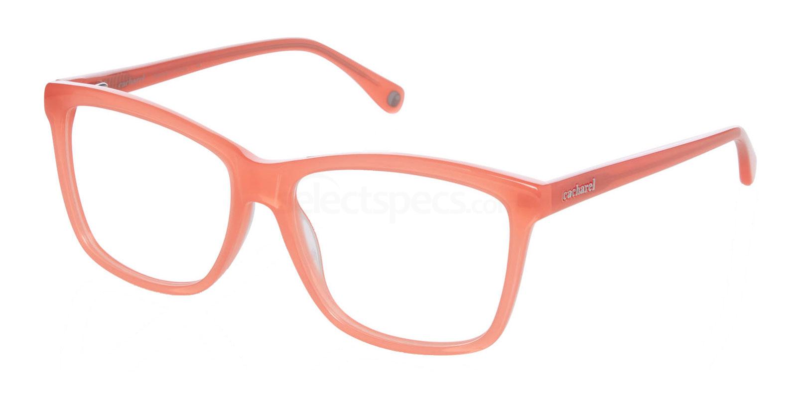 cacharel pink glasses