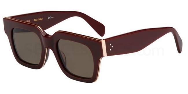 celine sunglasses burgundy 