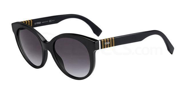 Fendi black oval sunglasses Karlie Kloss inspo