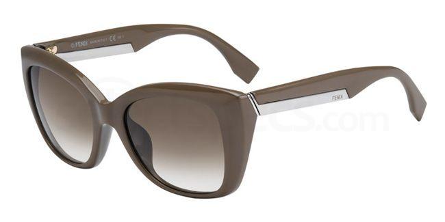 nude sunglasses fendi dark nude