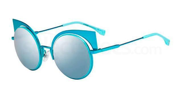 Fendi FF0177/S sunglasses aqua blue