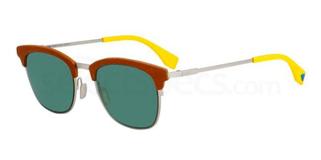 Green Fendi sunglasses