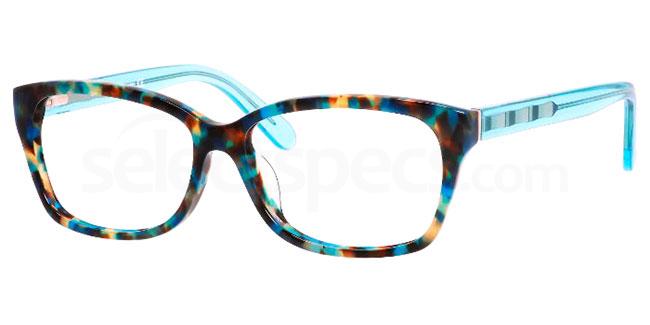 vivid tortoiseshell glasses trend 2020 Kate Spade DEMI/F