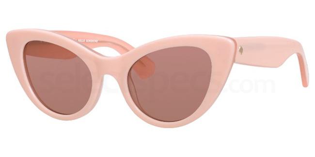 pink sunglasses cat eye Kate Spade