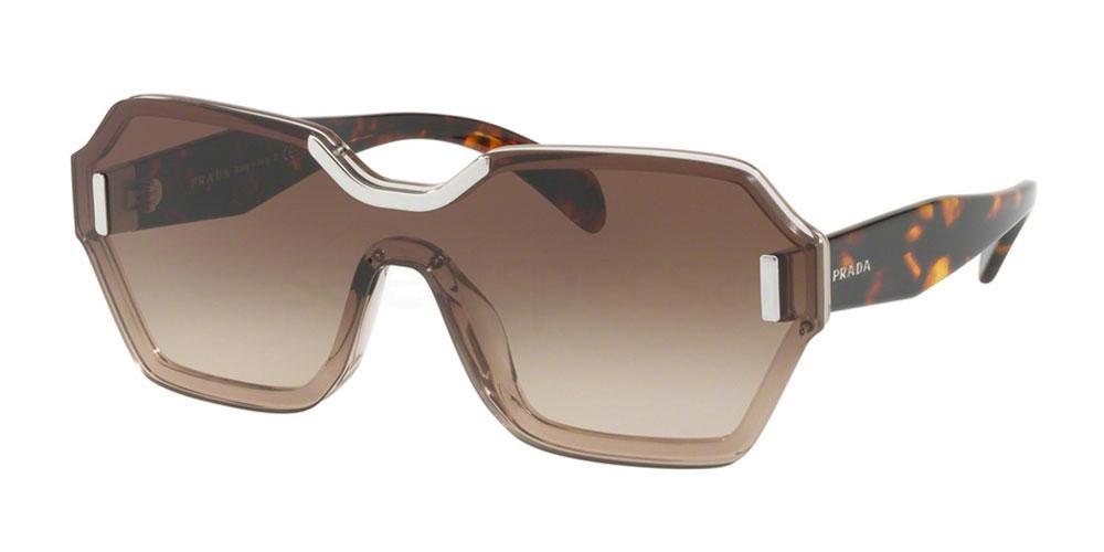 retro one lens sunglasses prada