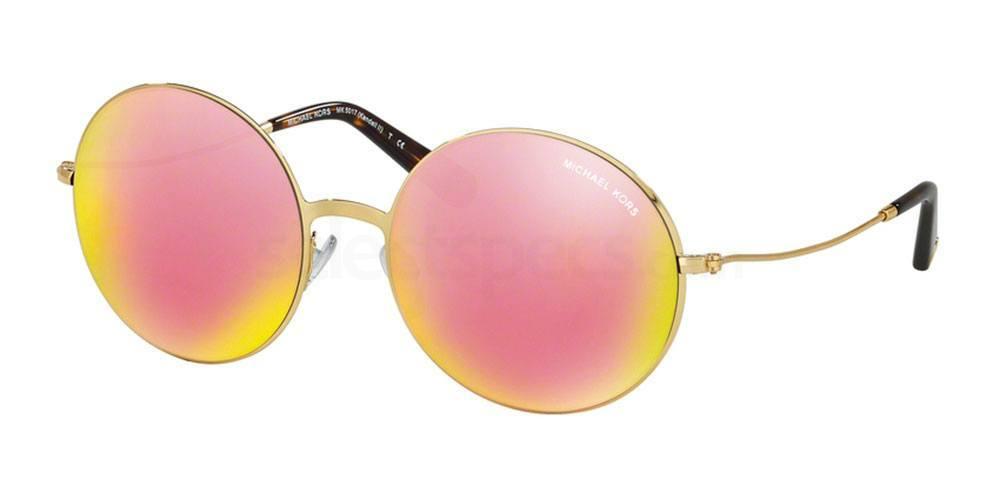 gold mirror sunglasses Michael Kors