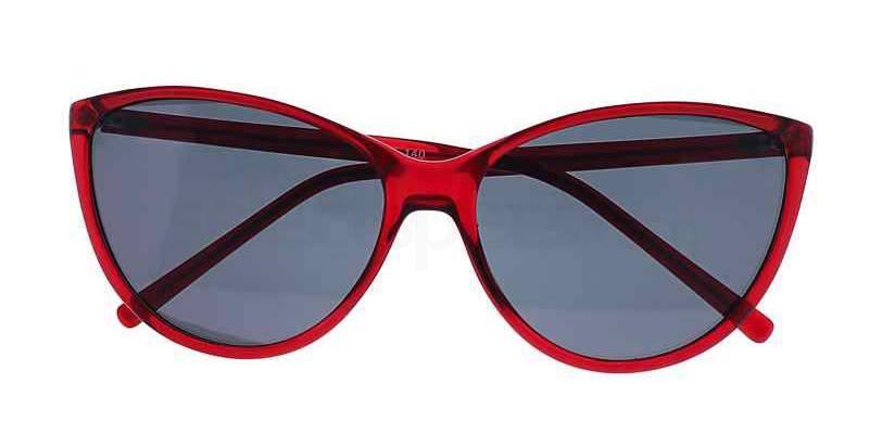 Red cat -eye sunglasses