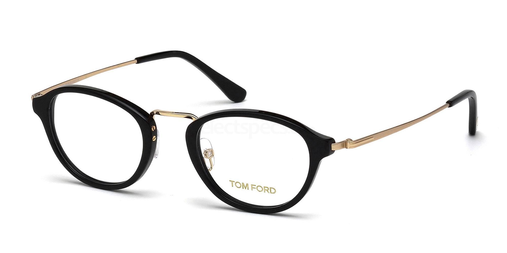 Tom Ford Black & Gold Glasses at SelectSpecs