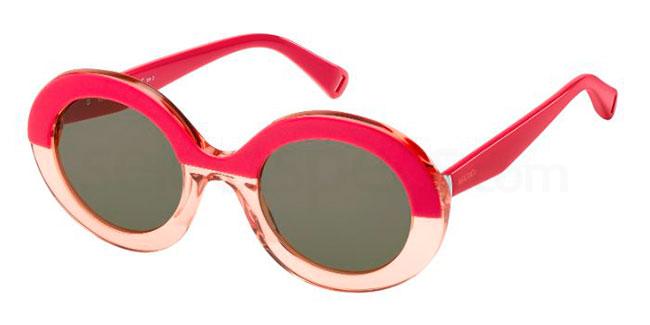 pink oval sunglasses Max&Co