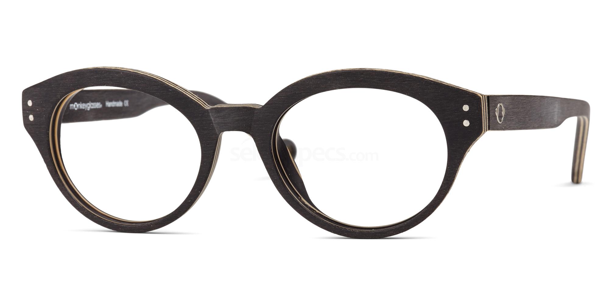 wooden glasses trend black plywood eyewear MonkeyGlasses JUNO