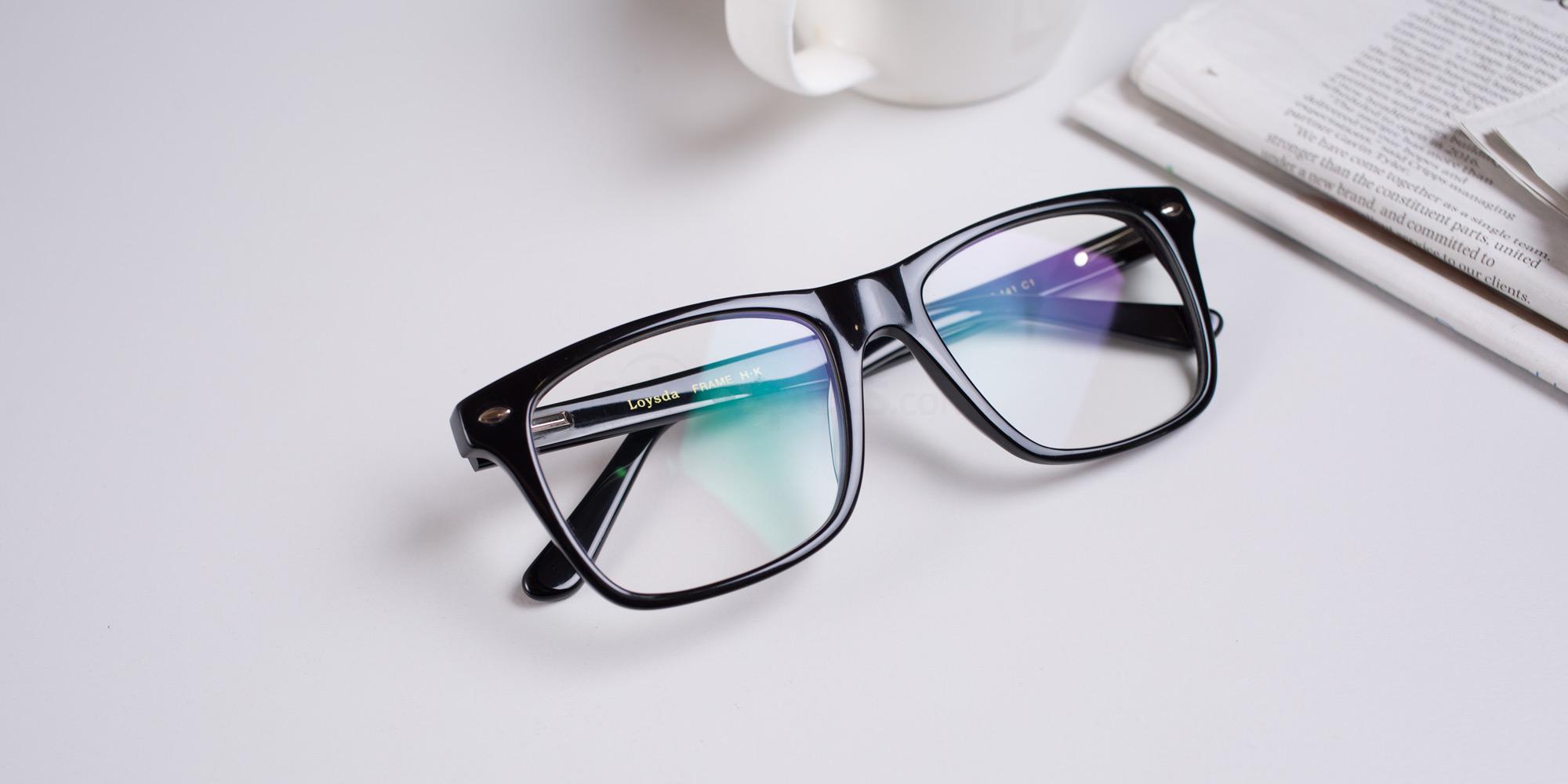 Hallmark-8812-black-thick-square-prescription-glasses