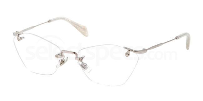 rimless glasses Miu Miu