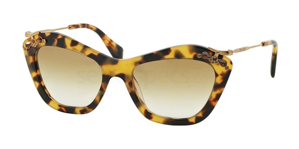 Miu Miu animalier print sunglasses paris hilton inspo