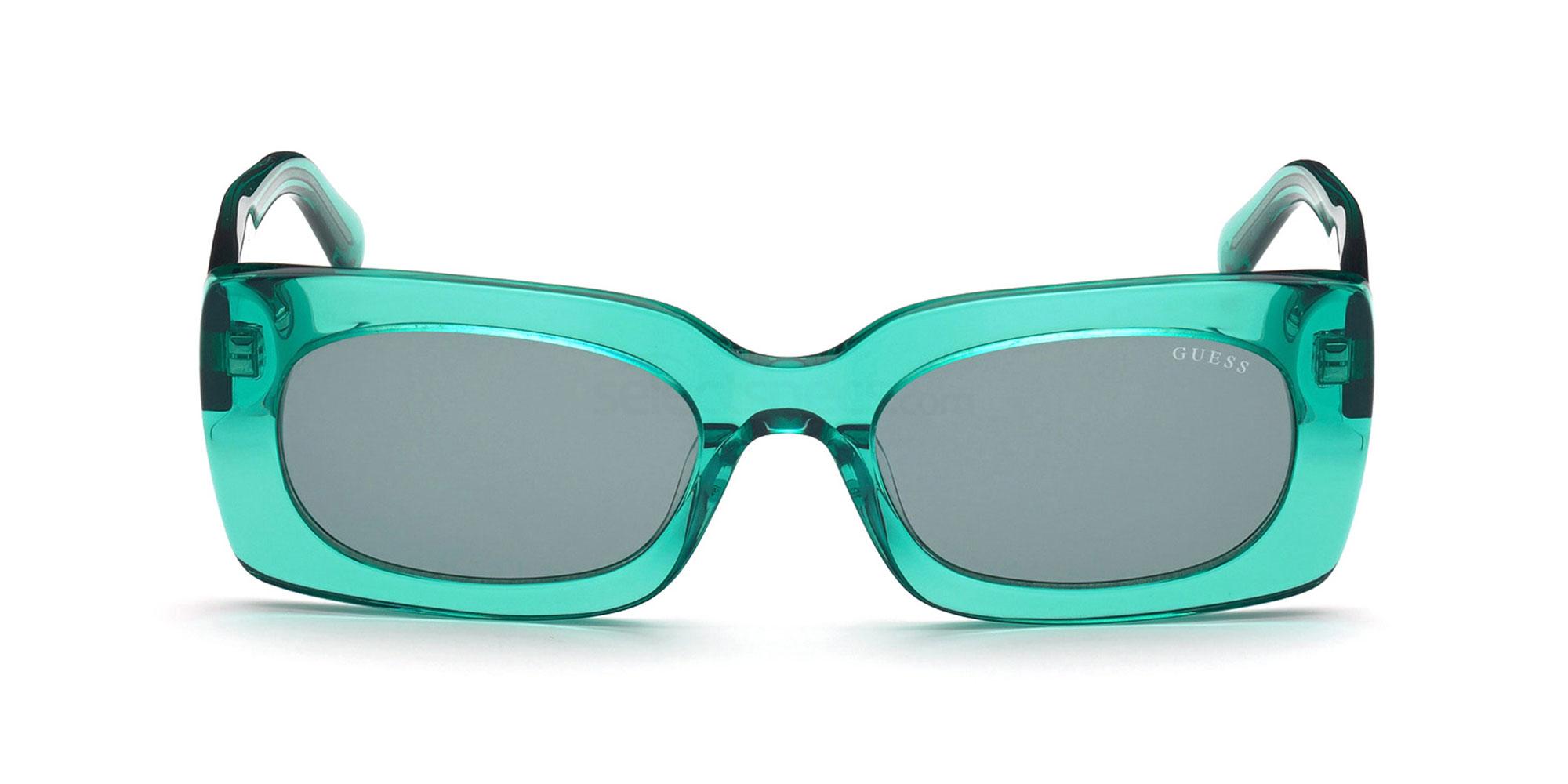 rectangle sunglasses trend 2020 Guess GU8225