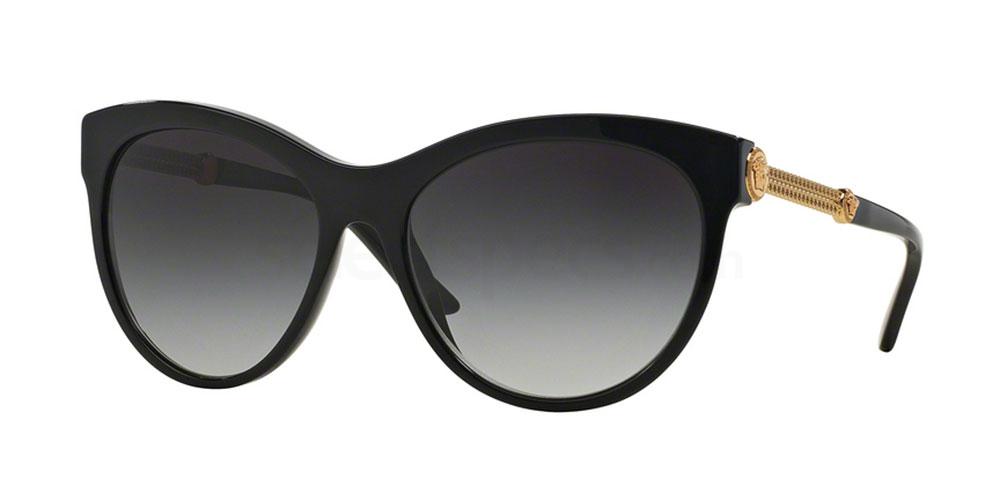 Versace black glasses Anna dello russo inspo during fashion weekss16
