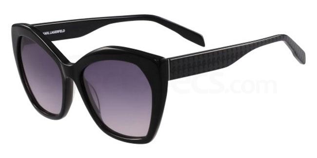 Black cat- eyes Karl Lagerfeld sunglasses