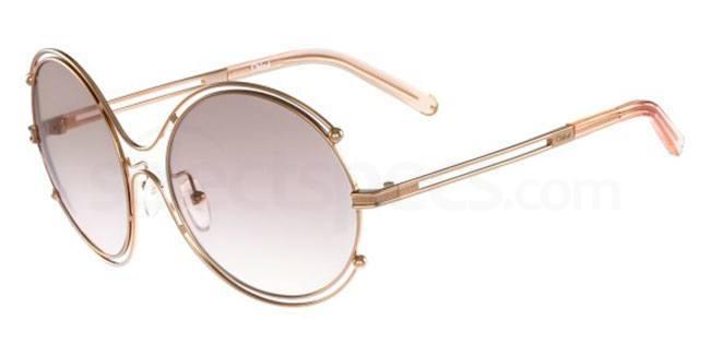 round retro sunglasses lily cole style