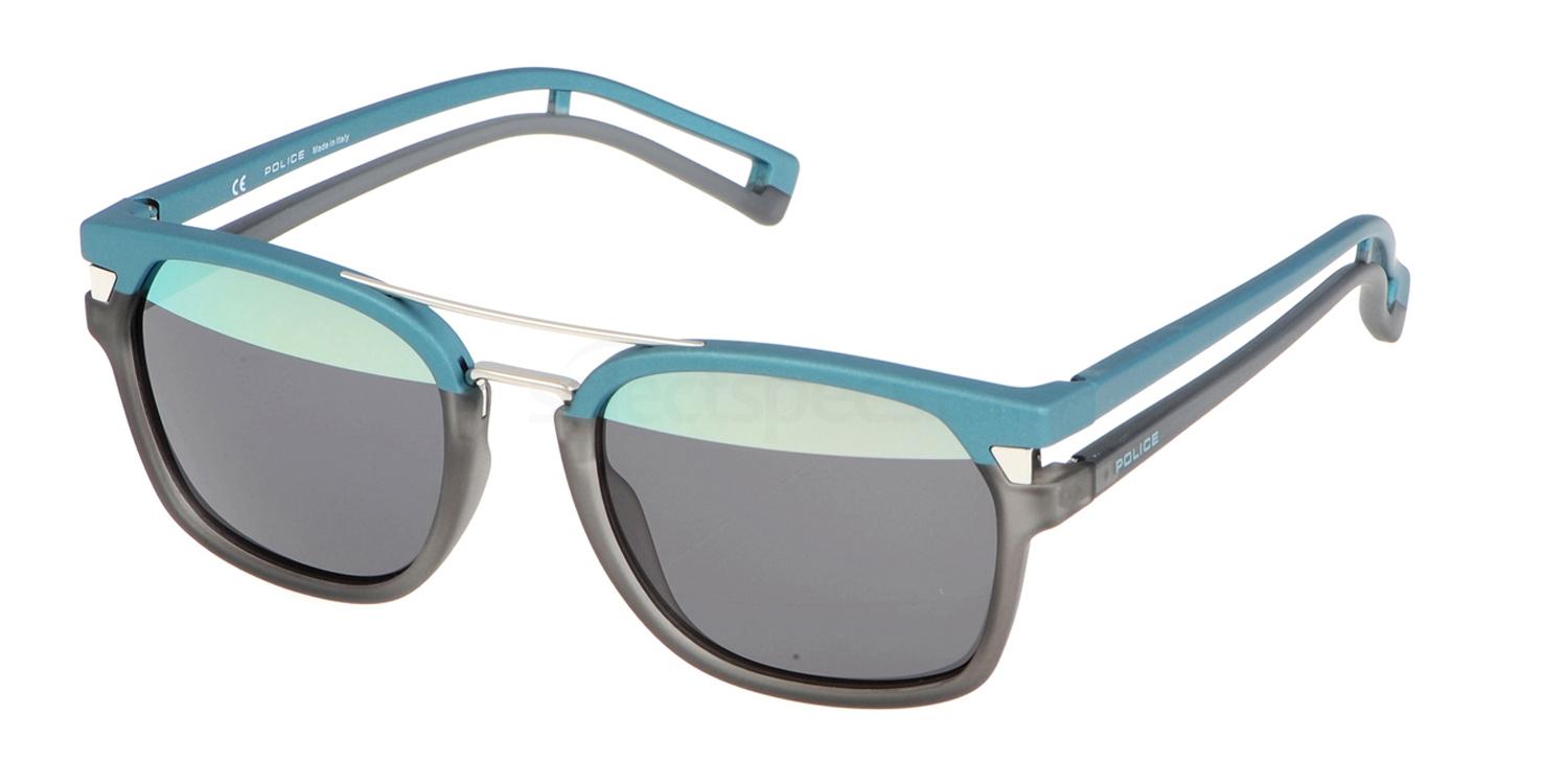 light blue Police sunglasses