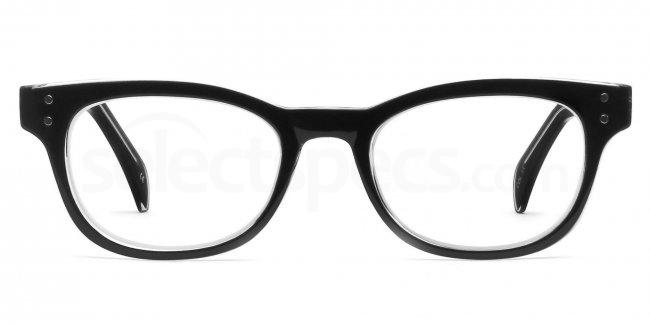 Savannah P2249 Black/Clear glasses Free lenses SelectSpecs