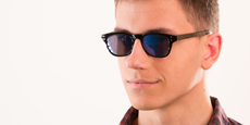 Neon - P2249 Shiny Black (Mirrored Polarized)