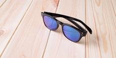 Neon - P2249 Shiny Black (Mirrored Polarized)