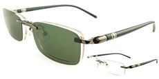 Immense - S9091 With Magnetic Polarized Sunglasses Clip-on