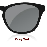 grey tinted eyeglasses